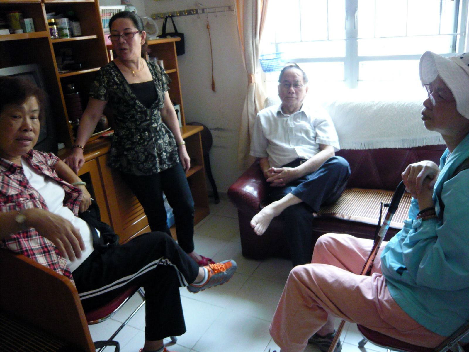 端午家訪，並送贈端午粽